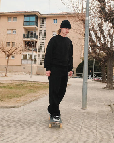 Single Stone Sweatshirt - Black Men's Hoodies & Sweatshirts Volcom 