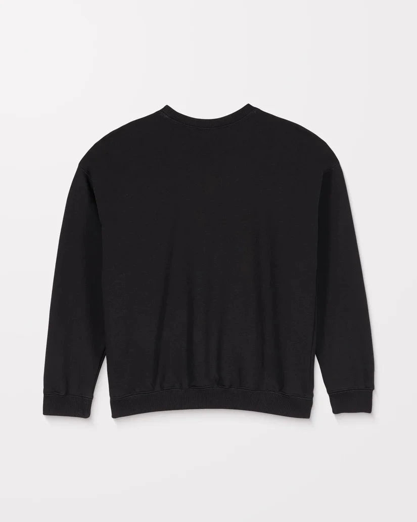 Single Stone Sweatshirt - Black Men's Hoodies & Sweatshirts Volcom 