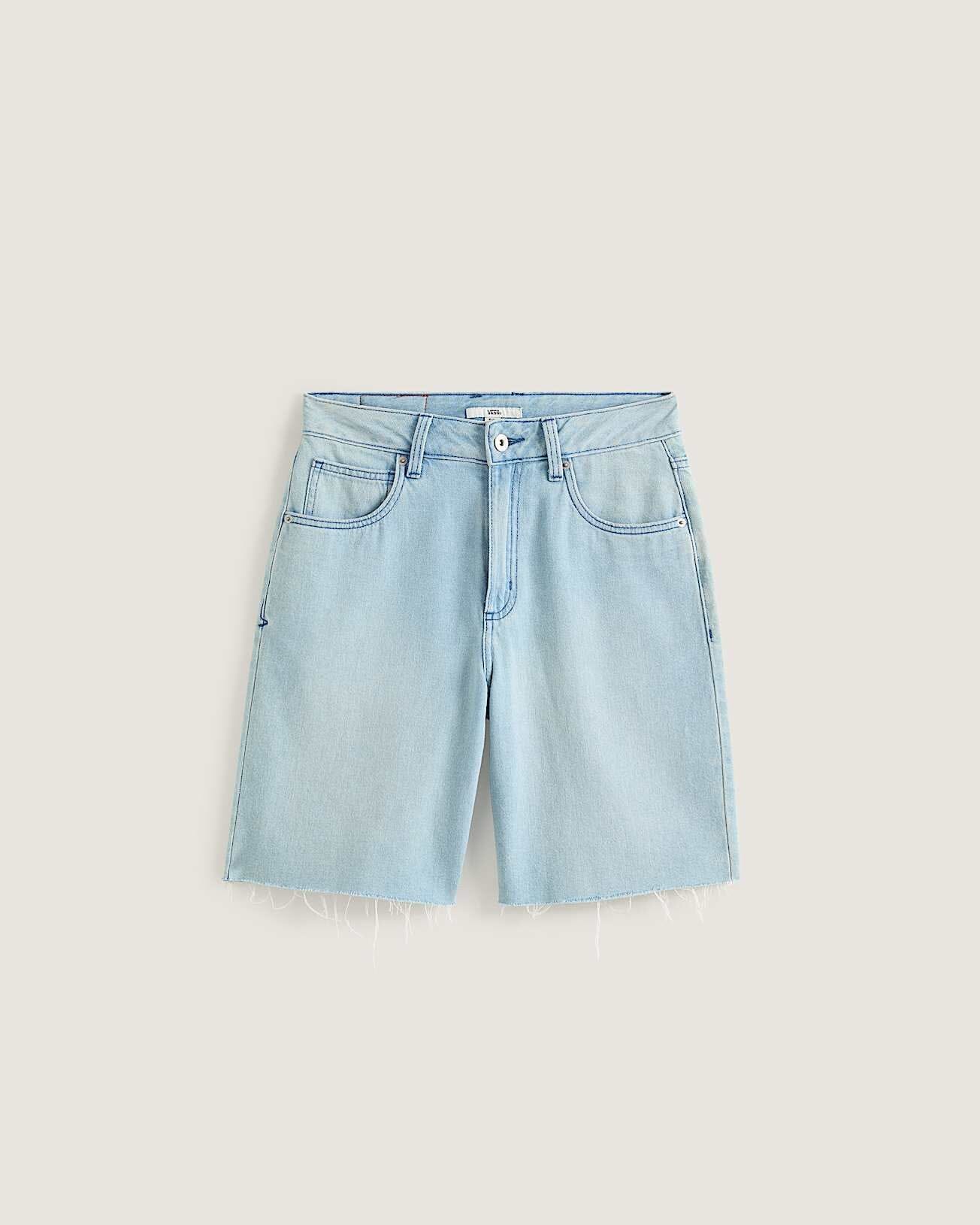 Sirelle Cut-Off Jorts - Light Stonewash Women's Shorts & Boardshorts Vans Womens 