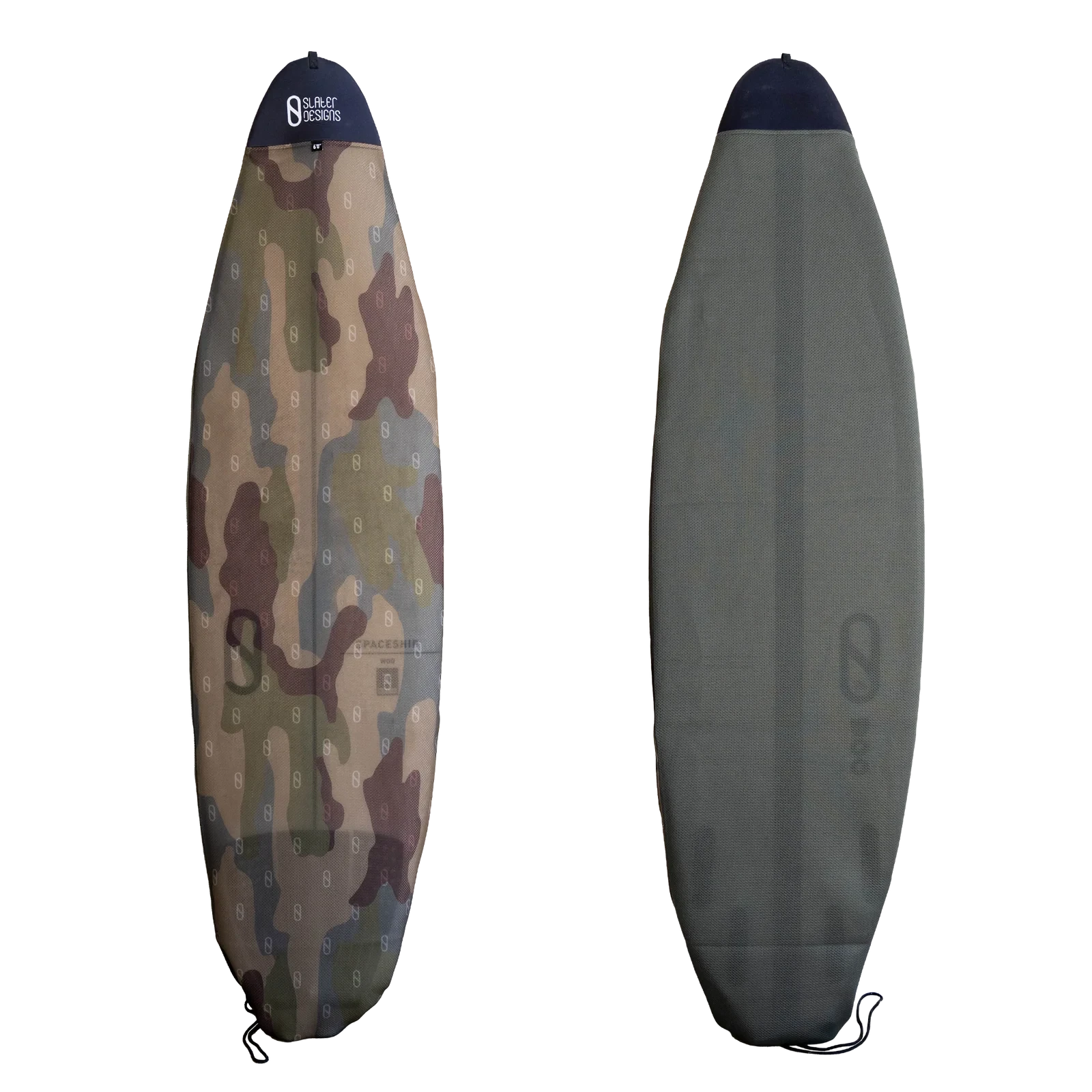 Slater Designs Uppers Shortboard Sock - Black Camo Board Sock Firewire 6'0" 