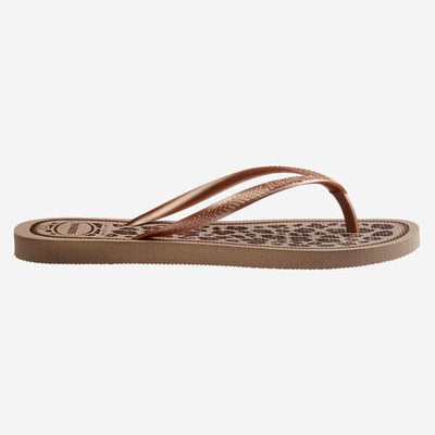 Slim Animals - Rose Gold Women's Flipflops,Shoes & Boots Havaianas 