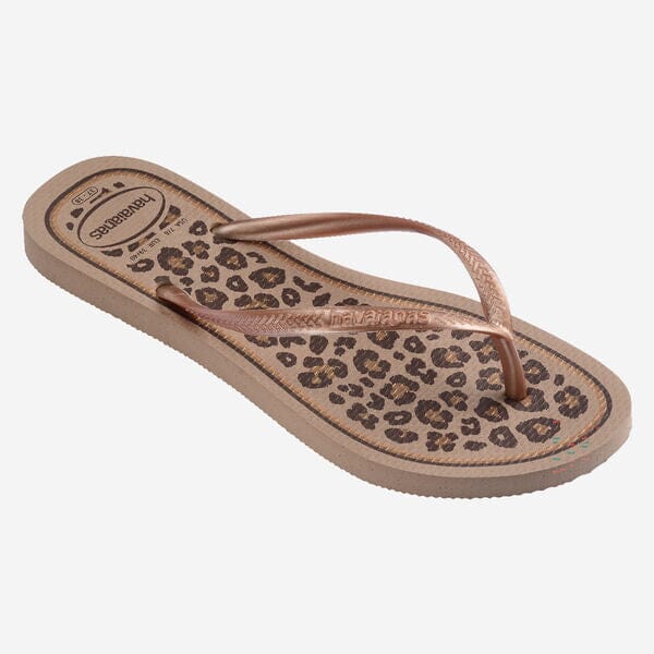 Slim Animals - Rose Gold Women's Flipflops,Shoes & Boots Havaianas 
