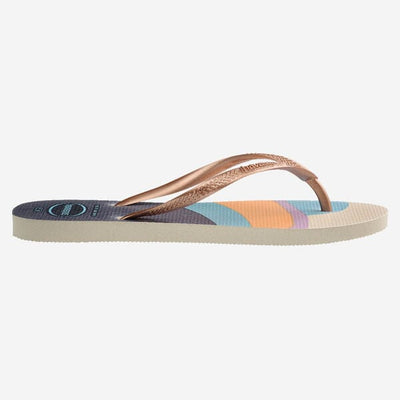 Slim Palette Glow - Beige Women's Flipflops,Shoes & Boots Havaianas 
