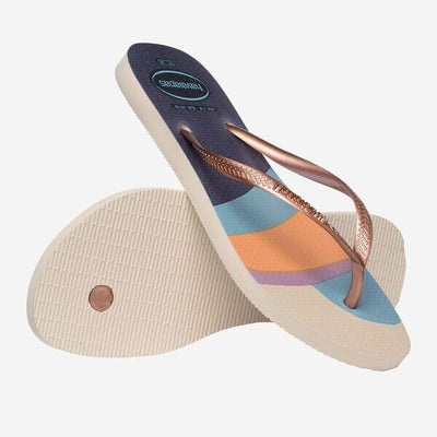 Slim Palette Glow - Beige Women's Flipflops,Shoes & Boots Havaianas 