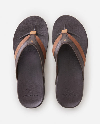 Soft Top Open Toe - Brown/Tan Men's Shoes & Flip Flops Rip Curl UK7 