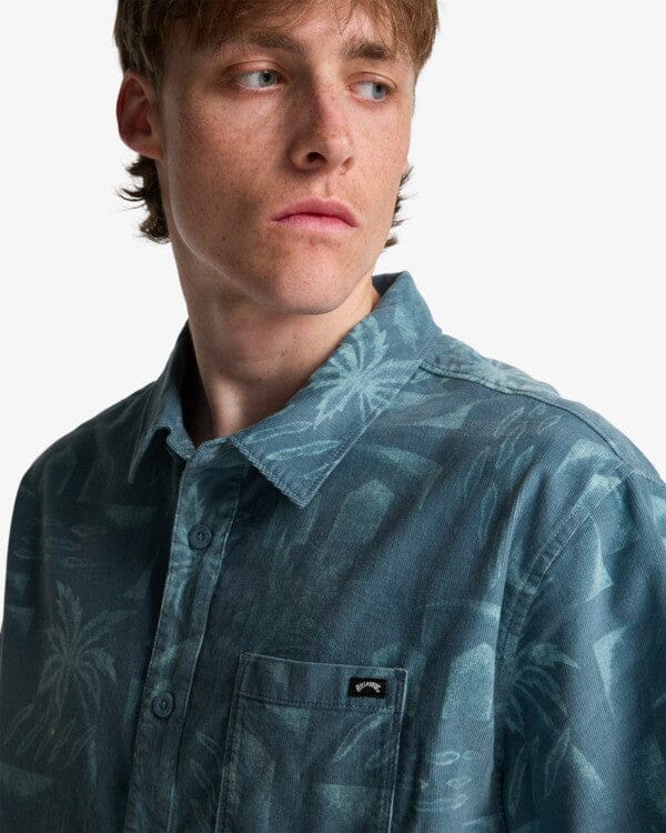 Solana Cord Shirt - Washed Blue Men's Shirts & Polos Billabong 