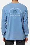 SOLAR LONG SLEEVE TEE - Bay Blue Sand Wash Men's T-Shirts & Vests Katin 