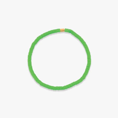 Solid Cabrillo Stretch Bracelet - Bright Green Jewellery Pura Vida 