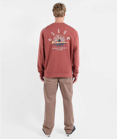Souet Sweatshirt - Redwood Men's Hoodies & Sweatshirts Oxbow 