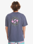 Spin Cycle - Oversized T-Shirt - Crown Blue Men's T-Shirts & Vests Quiksilver 
