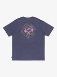 Spin Cycle - Oversized T-Shirt - Crown Blue Men's T-Shirts & Vests Quiksilver 