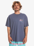 Spin Cycle - Oversized T-Shirt - Crown Blue Men's T-Shirts & Vests Quiksilver S 