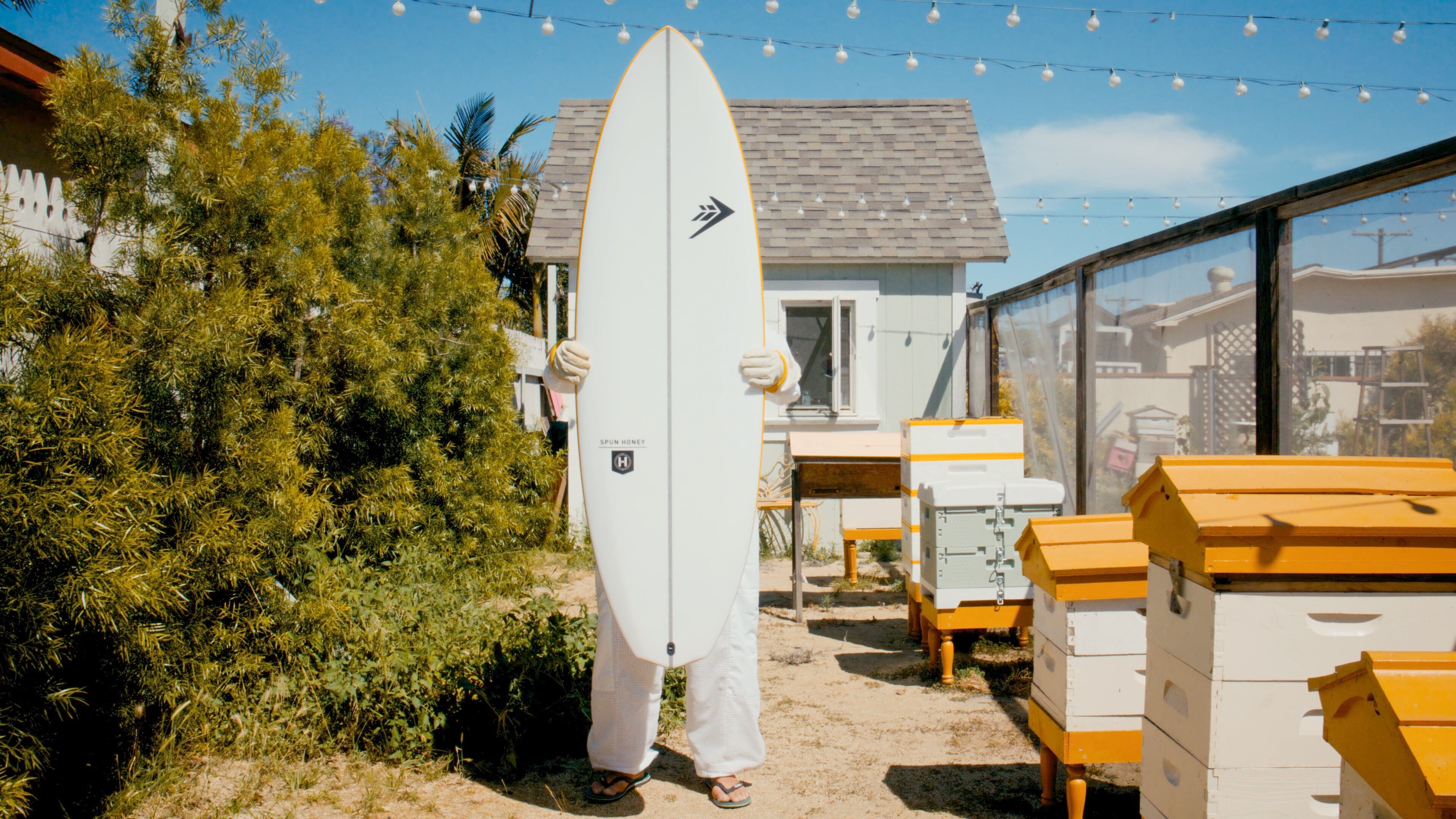 Spun Honey - 5'8" Helium Tech Surfboard Firewire 