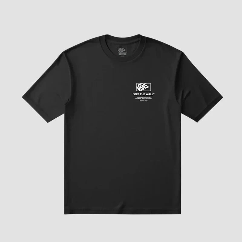 Stacked Hi Tee - Black Men's T-Shirts & Vests Vans S 