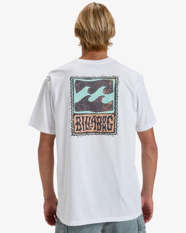 Stamp Tee - White Men's T-Shirts & Vests Billabong 
