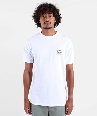 Stamp Tee - White Men's T-Shirts & Vests Oxbow 