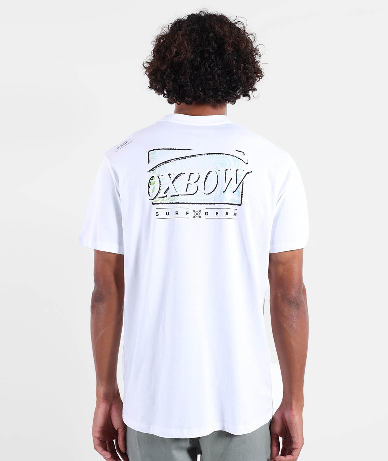 Stamp Tee - White Men's T-Shirts & Vests Oxbow 