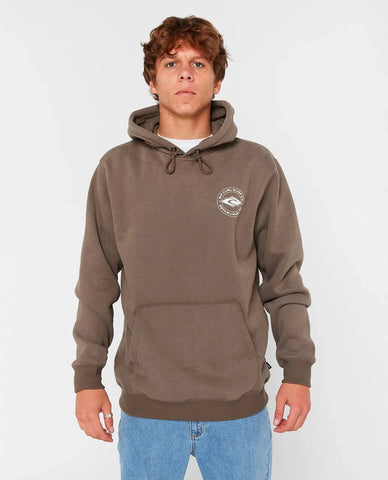 Staple Hood Fleece - Rock Men's Hoodies & Sweatshirts Rip Curl S 