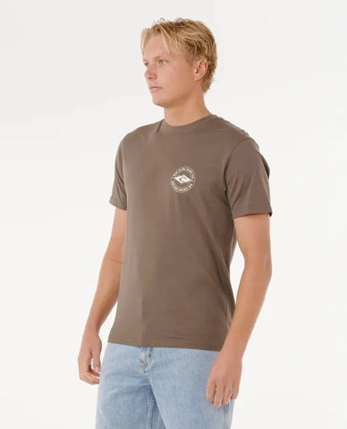 Staple Tee - Rock Men's T-Shirts & Vests Rip Curl 