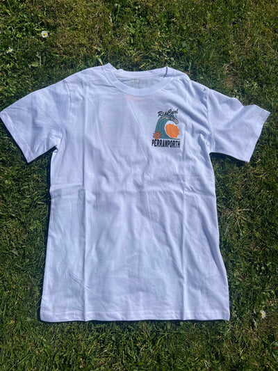 Stoked Perranporth Desto Tee - White Children's Tees Rip Curl 