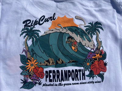 Stoked Perranporth Desto Tee - White Children's Tees Rip Curl 8 