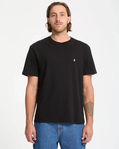 Stone Blanks BSC Tee - Black Men's T-Shirts & Vests Volcom S 