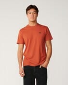 Streamline Embroid Tee - Baked Clay Men's T-Shirts & Vests Rip Curl S 