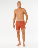 Streamline Offset Volley 16" Swim Shorts - Baked Clay Men's Shorts & Boardshorts Rip Curl 