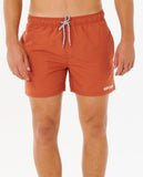 Streamline Offset Volley 16" Swim Shorts - Baked Clay Men's Shorts & Boardshorts Rip Curl 