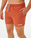 Streamline Offset Volley 16" Swim Shorts - Baked Clay Men's Shorts & Boardshorts Rip Curl S 