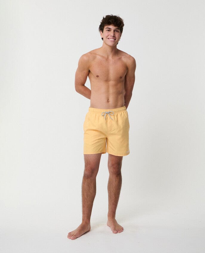 Streamline Offset Volley 16" Swim Shorts - Ochre Men's Shorts & Boardshorts Rip Curl S 