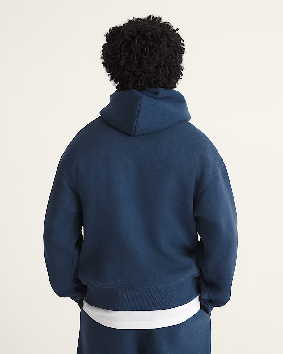 Stretch Logo Hoodie - Dress Blue Men's Hoodies & Sweatshirts Vans 
