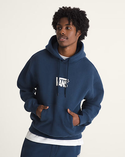 Stretch Logo Hoodie - Dress Blue Men's Hoodies & Sweatshirts Vans 