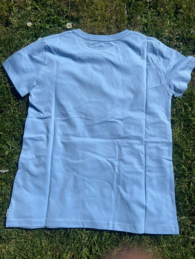 Stringers Perranporth Desto Tee - Mid Blue Women's T-Shirts and Vest Tops Rip Curl Women 