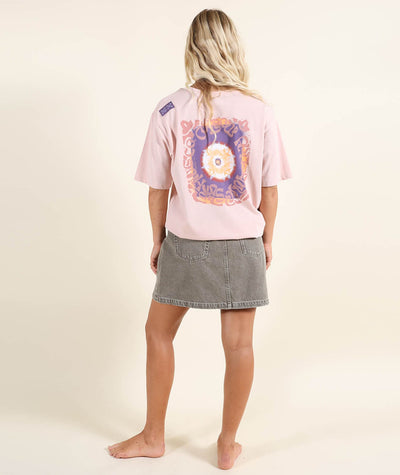 Sunlight Tee - Hazy Pink Women's T-Shirts and Vest Tops Oxbow 