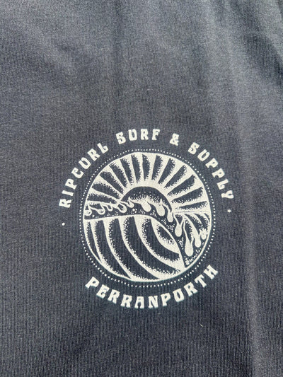 Sunset Perranporth Desto Tee - Black Men's T-Shirts & Vests Rip Curl 