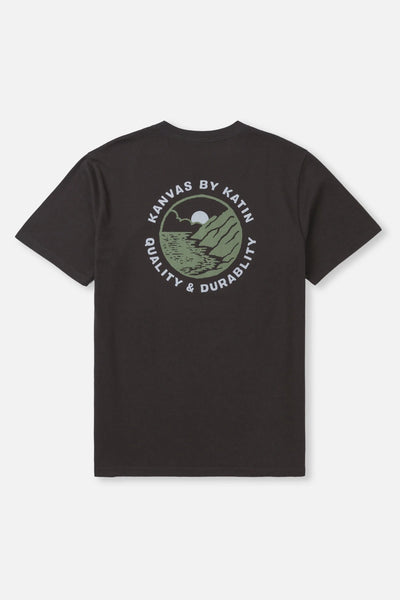 Sur Tee - Black Wash Men's T-Shirts & Vests Katin 