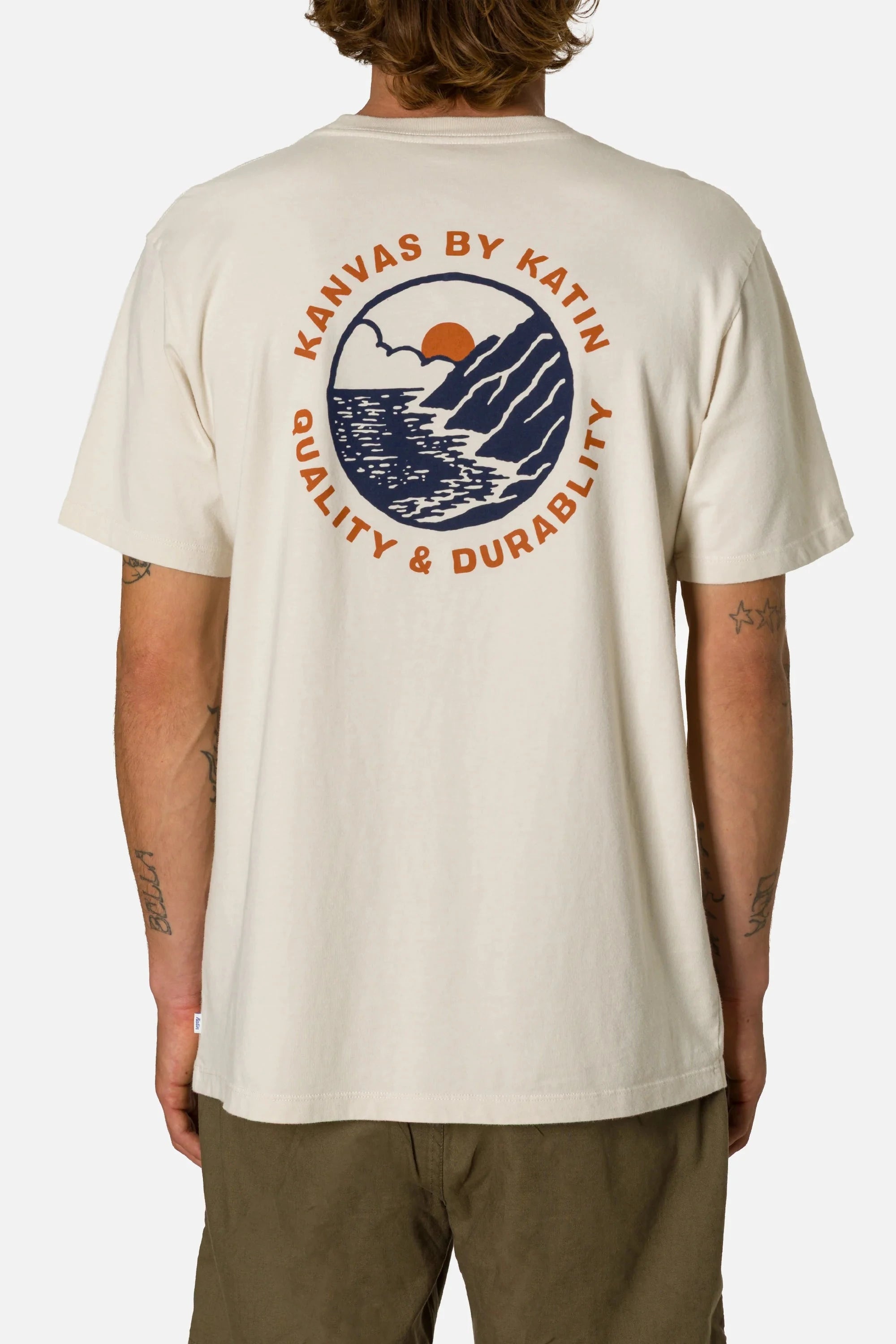 Sur Tee - Vintage White Men's T-Shirts & Vests Katin S 