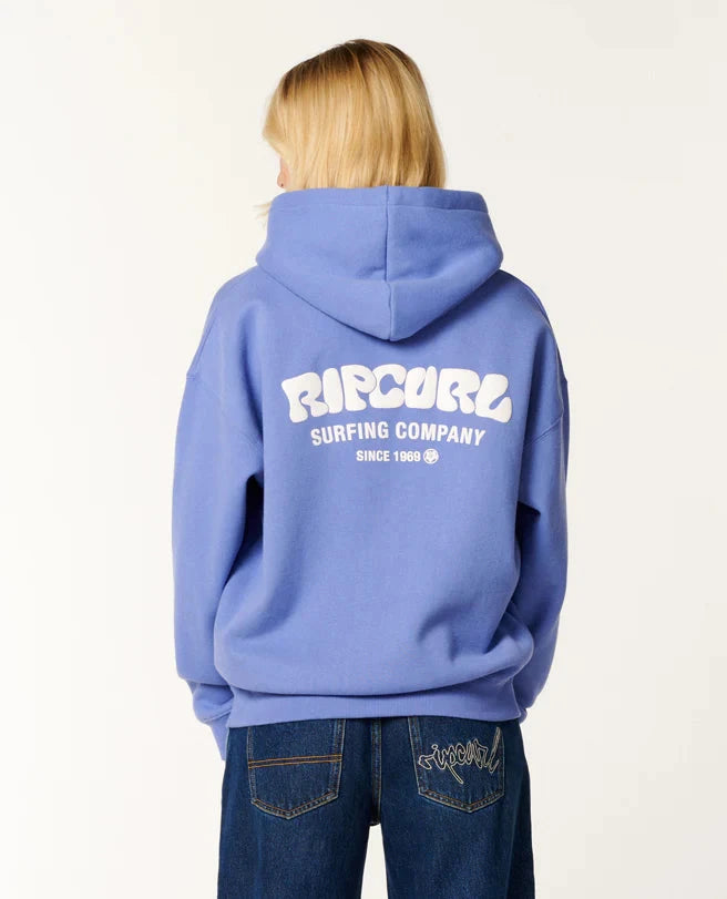 Surf Puff Heritage Hood - Mid Blue Women's Hoodies & Sweatshirts Rip Curl Women 