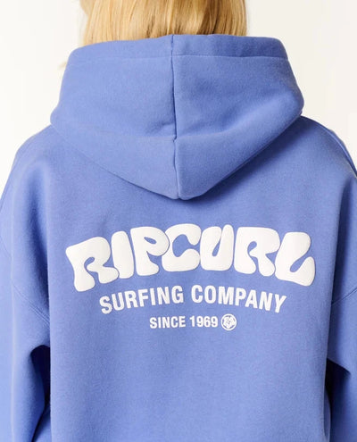 Surf Puff Heritage Hood - Mid Blue Women's Hoodies & Sweatshirts Rip Curl Women 