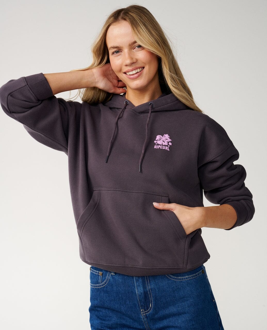 Surf Puff Heritage Hood - Nine Iron Women's Hoodies & Sweatshirts Rip Curl Women 