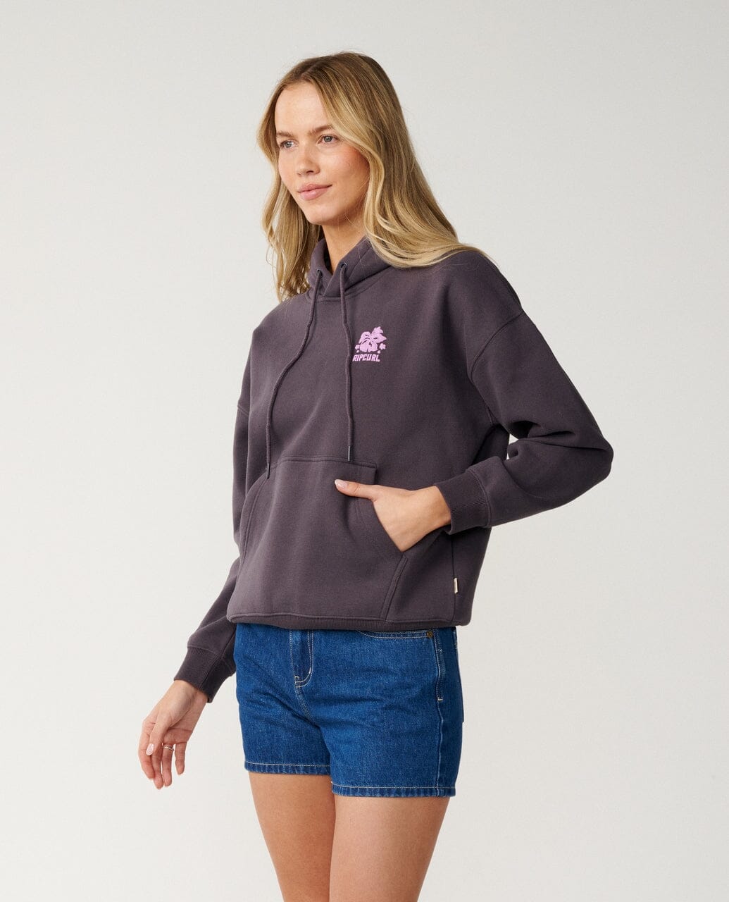 Surf Puff Heritage Hood - Nine Iron Women's Hoodies & Sweatshirts Rip Curl Women 