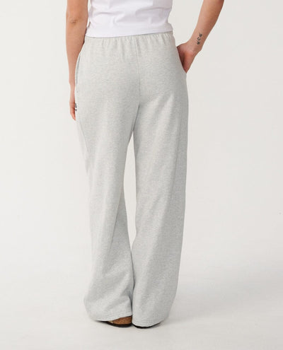 Surf Puff Wide Leg Track Pant - Grey Marle/Black Women's Jeans & Trousers Rip Curl Women 