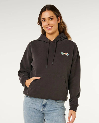 Surf Revival Heritage Hood - Washed Black Women's Hoodies & Sweatshirts Rip Curl Women 