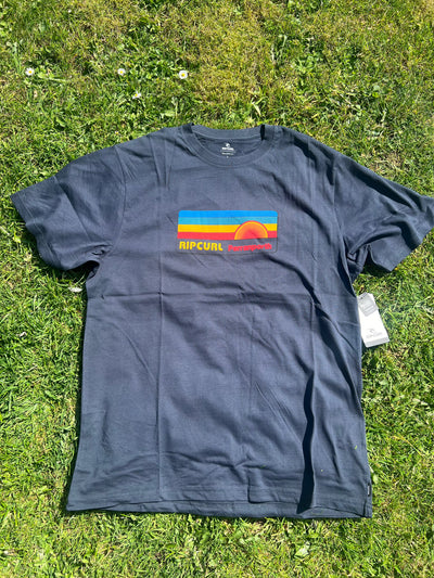 Surf Revival Perranporth Desto Tee - Dark Navy Men's T-Shirts & Vests Rip Curl 