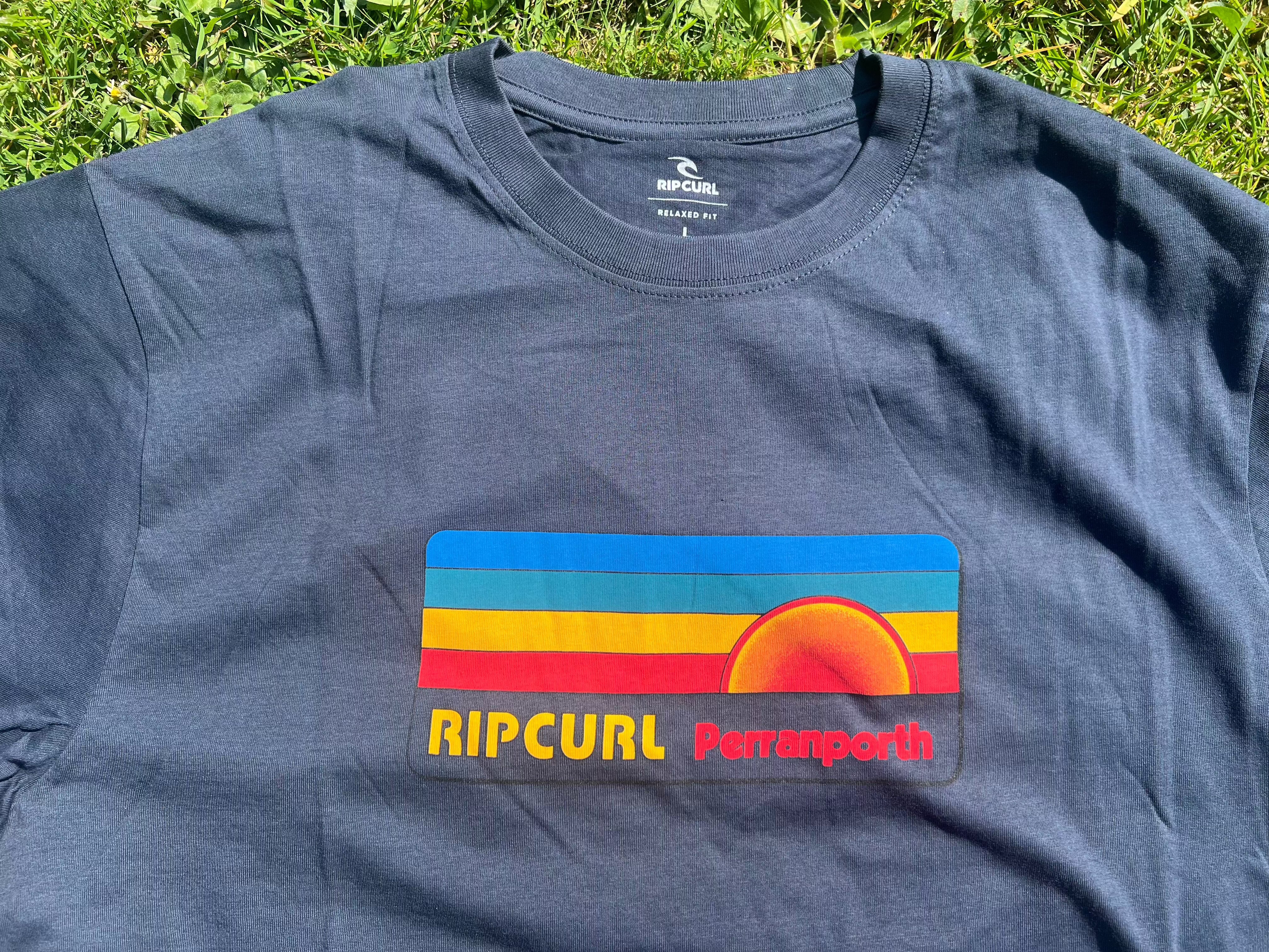 Surf Revival Perranporth Desto Tee - Dark Navy Men's T-Shirts & Vests Rip Curl S 