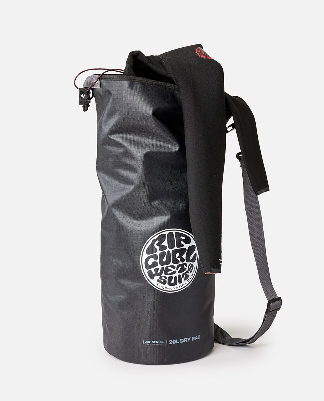 Surf Series Barrel Bag 20L - Black/Grey Bags,Backpacks & Luggage Rip Curl 