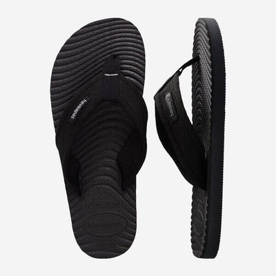 Surfer Coast - Graphite/Black Men's Shoes & Flip Flops Havaianas 