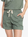 Sweetest Life Elasticated Waist Casual Shorts -Agave Green Women's Shorts & Boardshorts Roxy S 