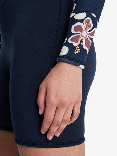 Swell 2mm Natural Long Sleeve Spring Suit - Flower Women's wetsuits Roxy 